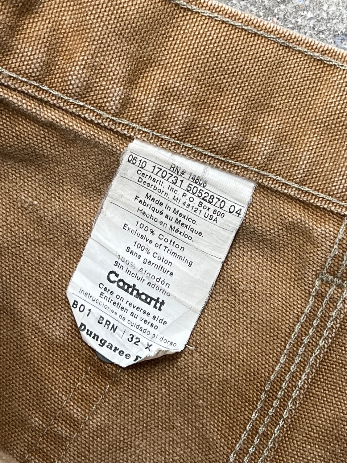 칼하트 더블니 BRN 효 상품이미지9