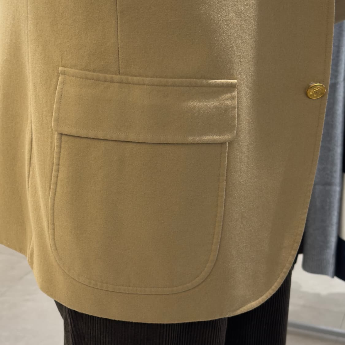 제이프레스 베이지 울 금장 블레이저 상품이미지9