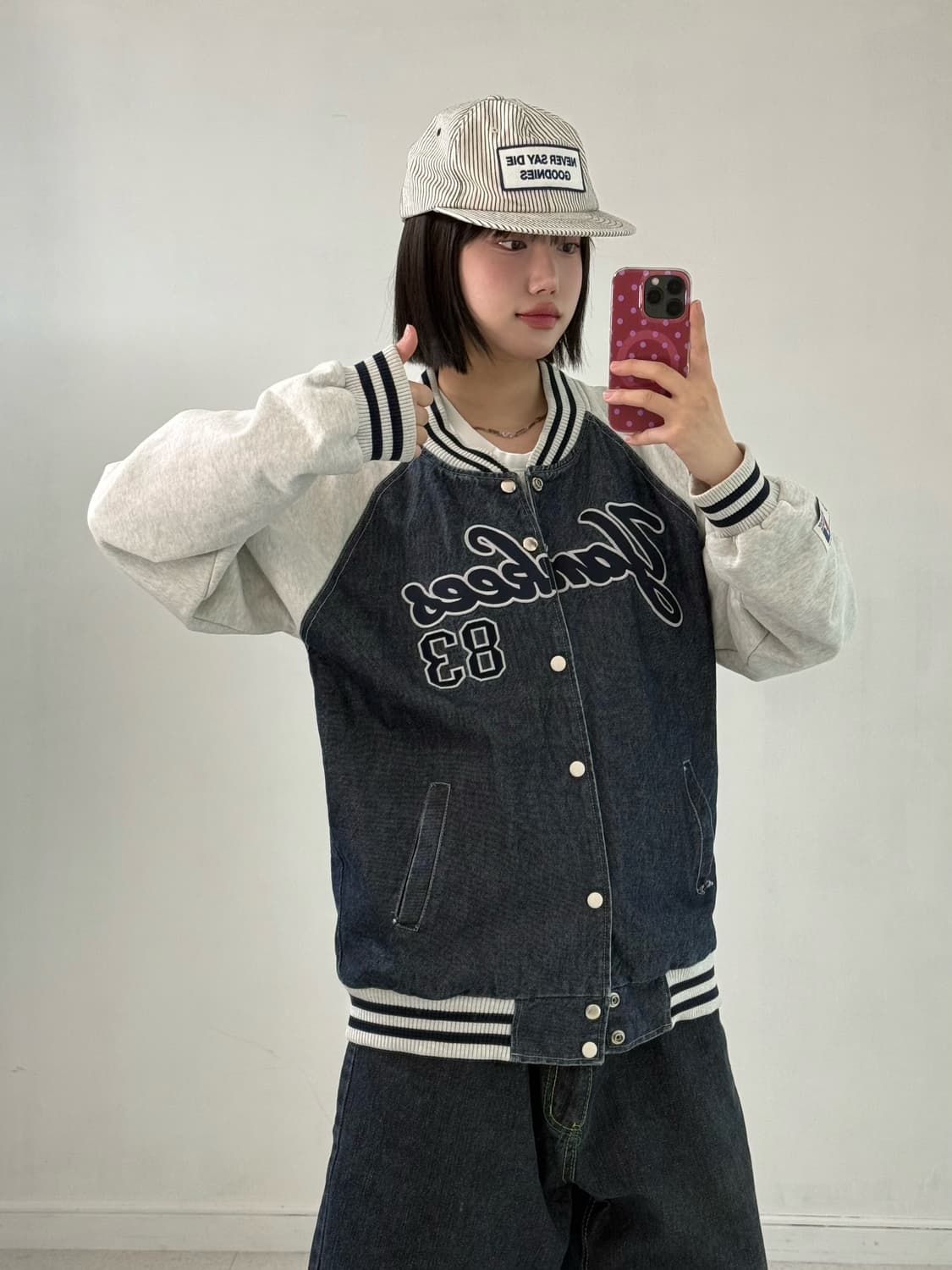 90‘s 러셀 mlb 바시티 자켓 상품이미지3