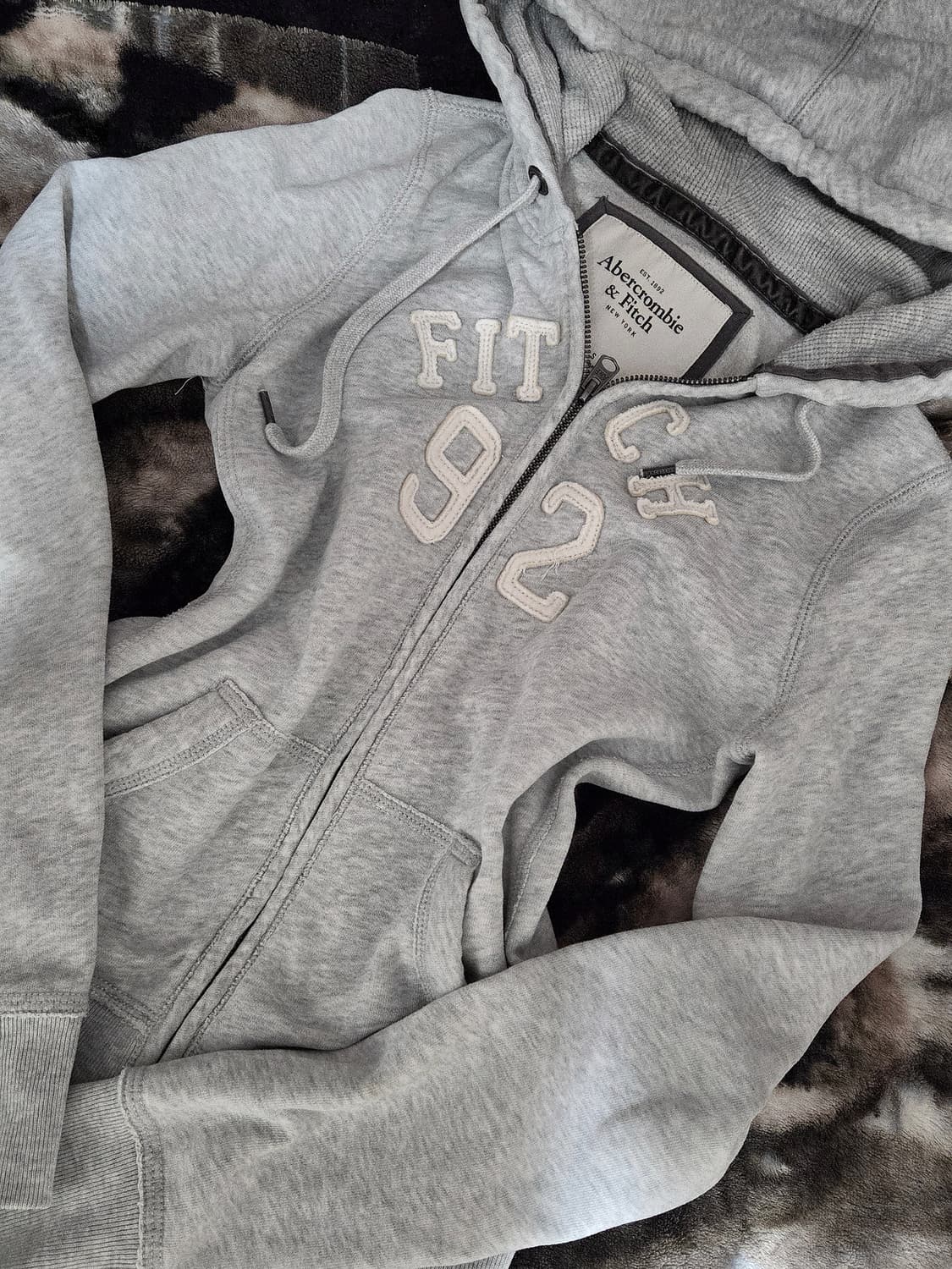 아베크롬비 딱붙 슬림핏 후드집업S 상품이미지1