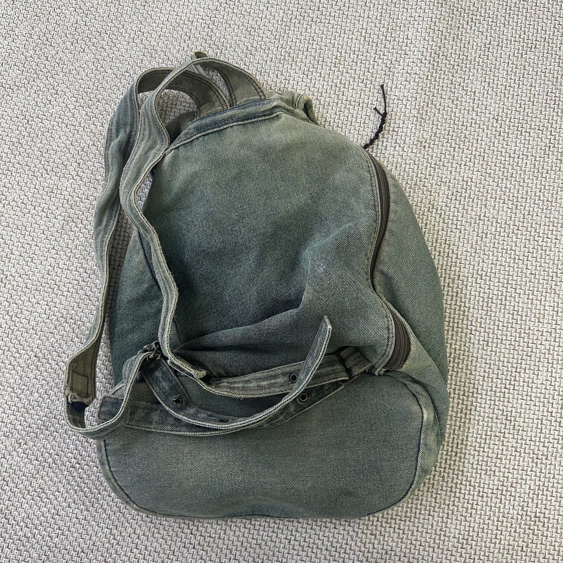 실측확인 빈티지 캠프 데님 백팩 0416D 상품이미지2