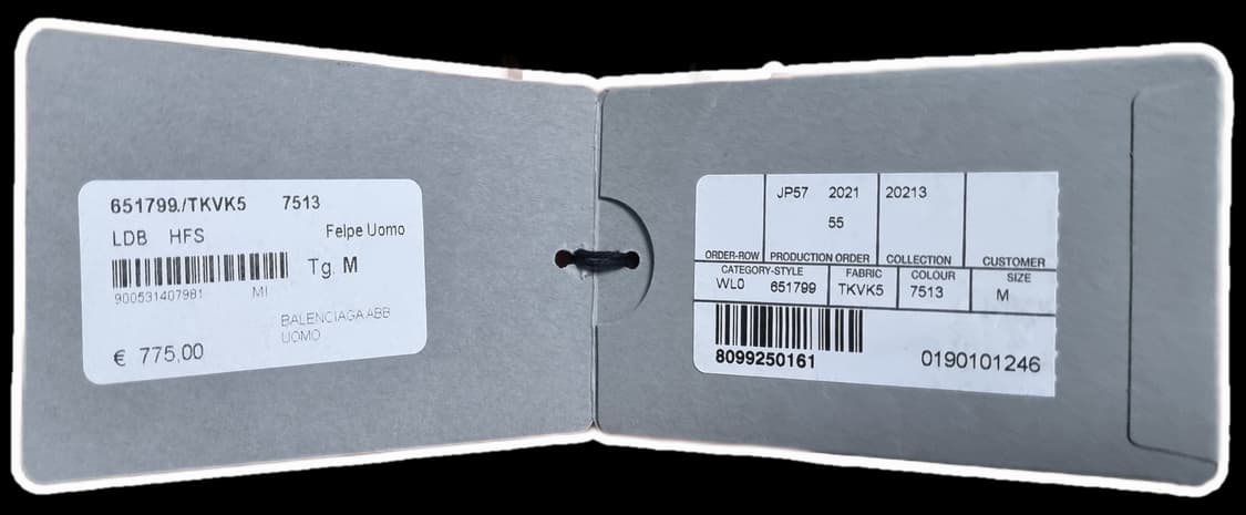 [M] 발렌시아가 hi my name is 후드 fluo 오렌지 상품이미지6