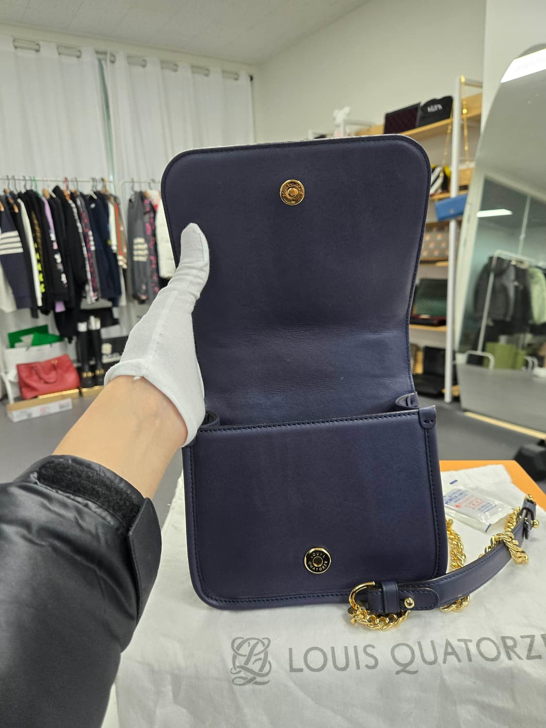 [A급컨디션]루이까또즈 체인 숄더백 상품이미지5