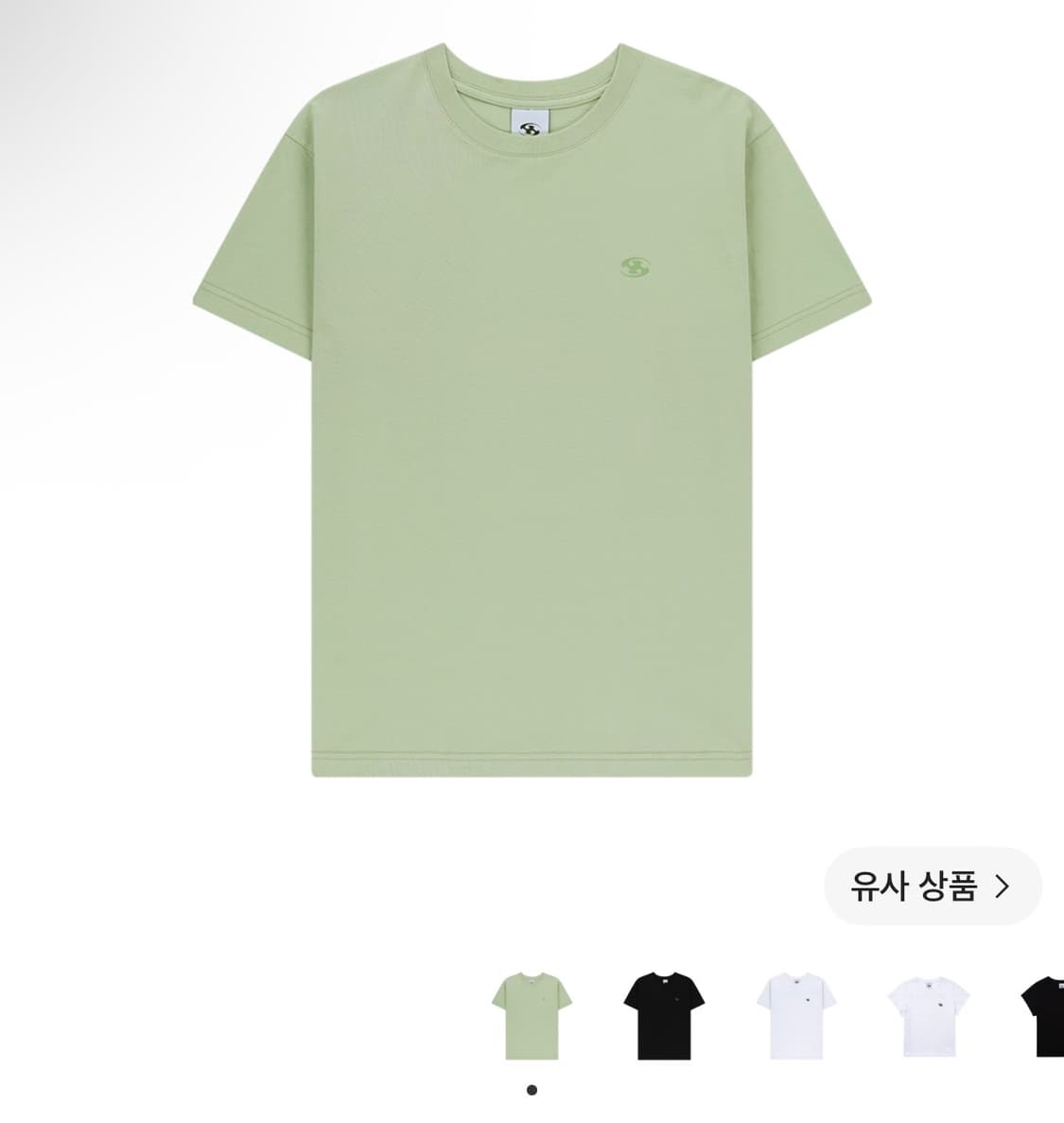 산산기어 티셔츠 라이트 그린 25SS 상품이미지1