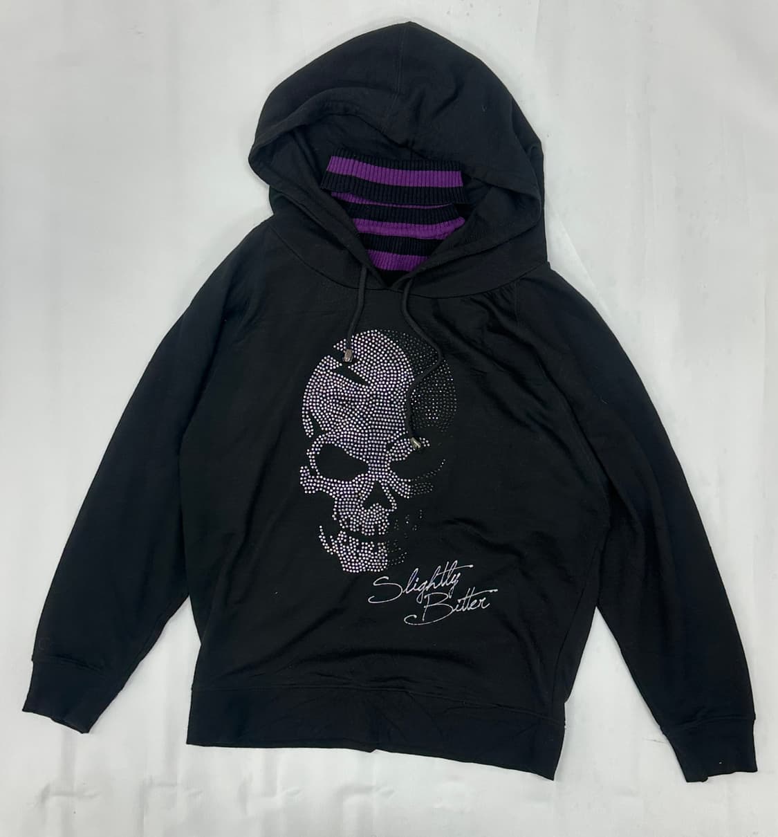 🖤💀나나깔 해골 펑크 후드티 코디💀🖤 블랙 보헤미안 스컬 밴드 상품이미지2