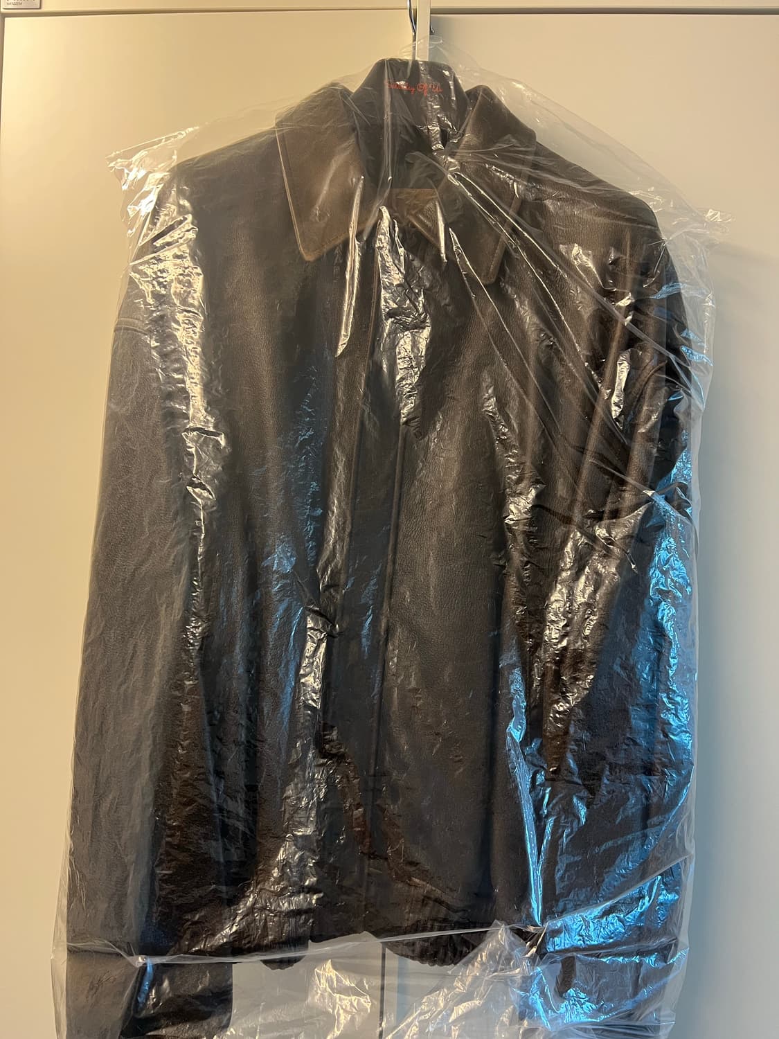 STU 오버핏 레더 자켓 브라운 L 상품이미지5