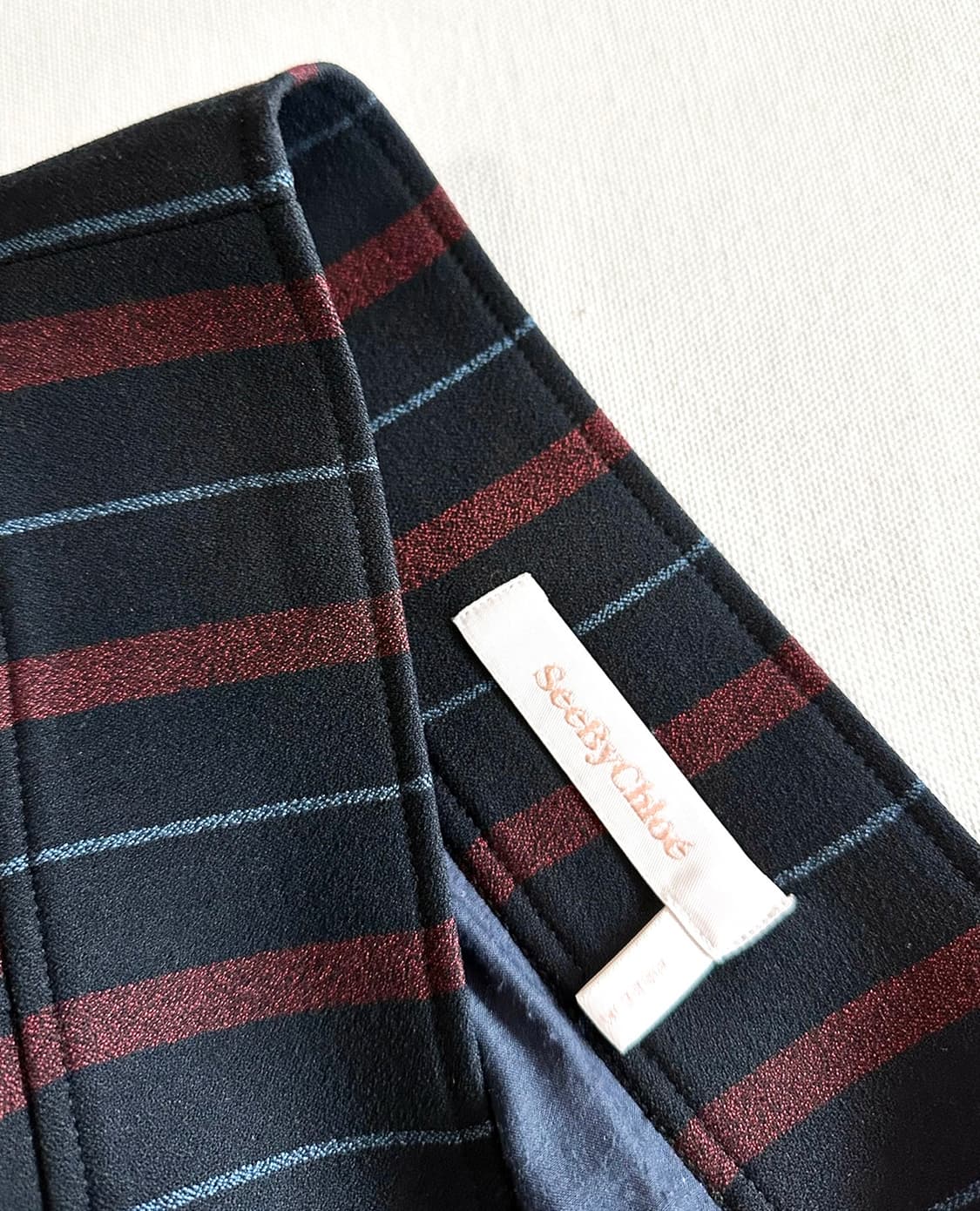 SEE BY CHLOE striped flare skirt 상품이미지9