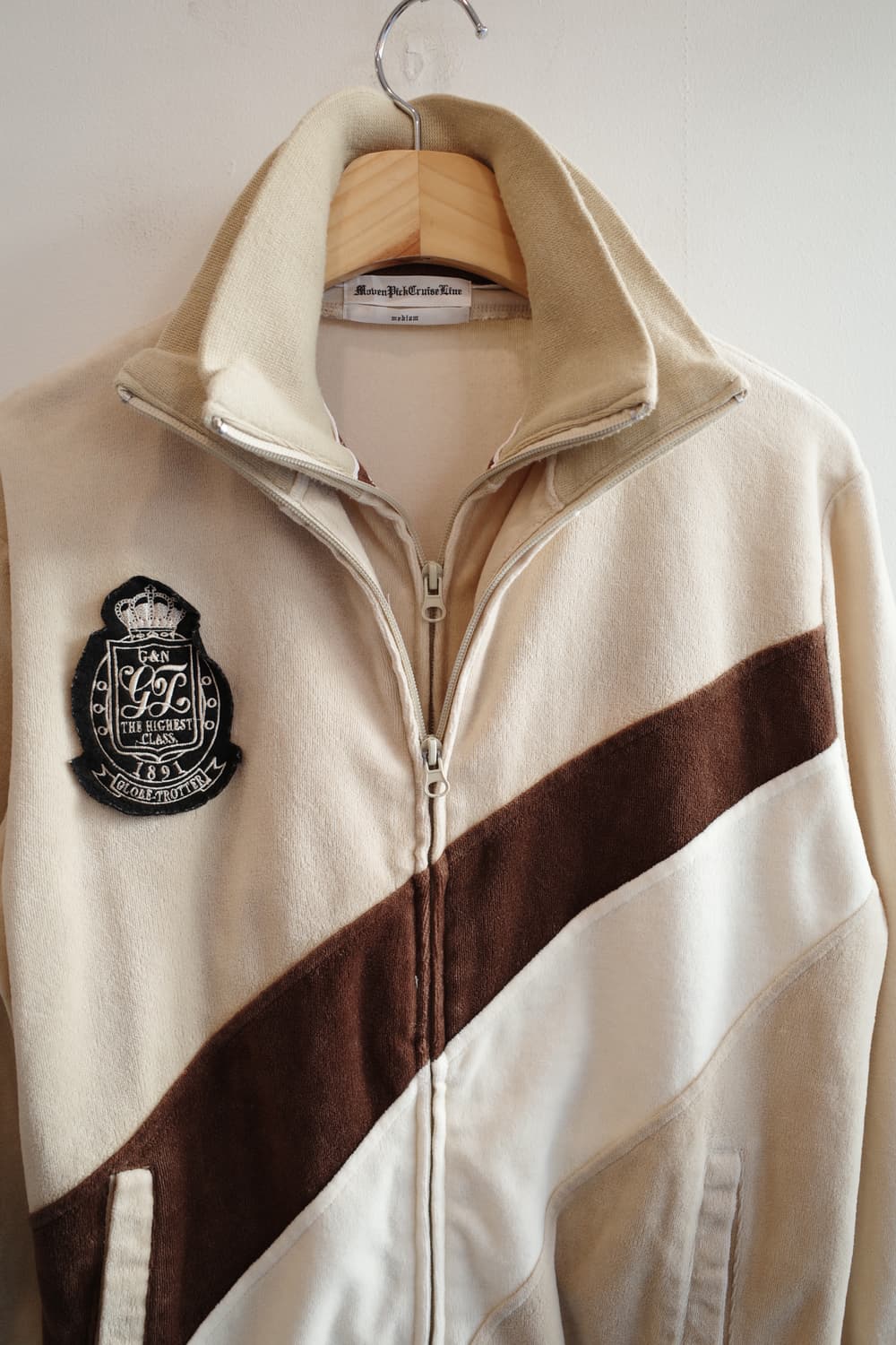 Japan brand 테리코튼 투웨이 집업 상품이미지2