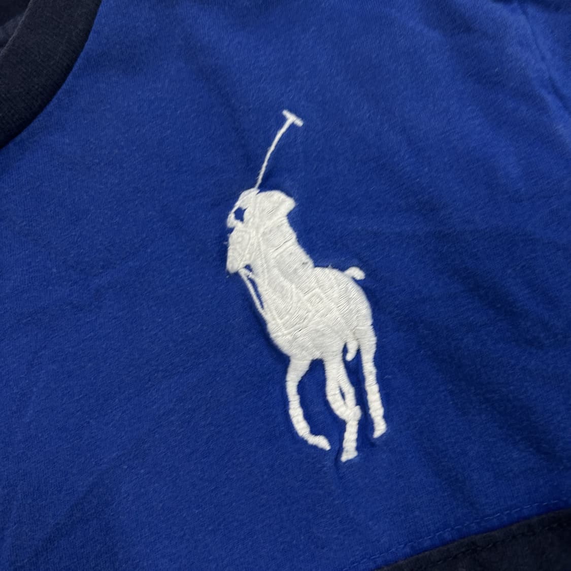 폴로 랄프로렌 블루 반팔 티셔츠 s 상품이미지3