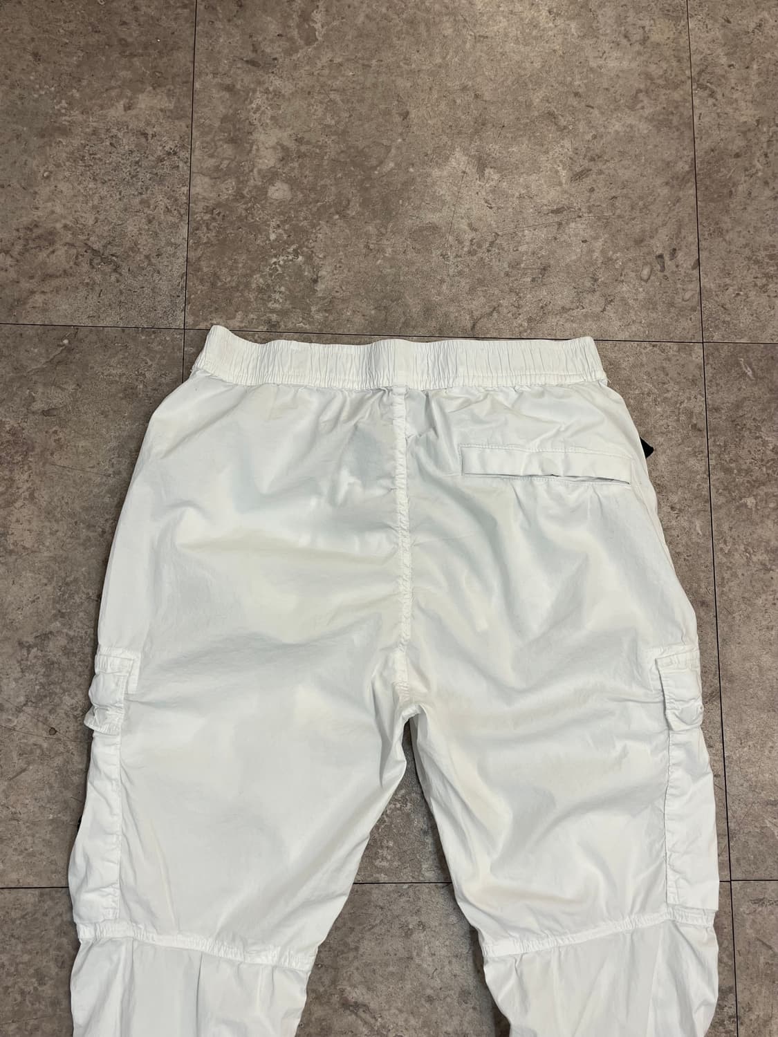 스톤 아일랜드 22SS 와펜 패치 밴딩 카고 팬츠 화이트 W30 #csz 상품이미지7