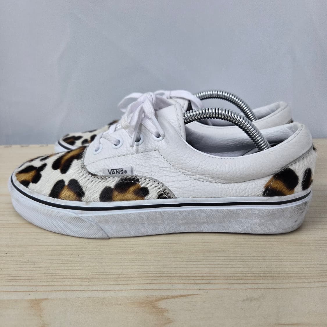 235 반스 에라 레오파드 송치가죽 트루 화이트 스니커즈 운동화 상품이미지2