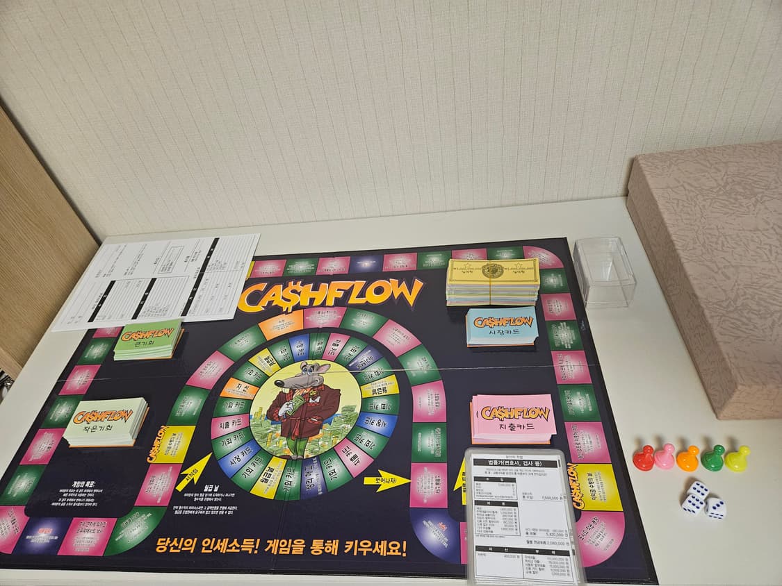 캐쉬플로우 완전 한글판 제작 보드게임 상품이미지1