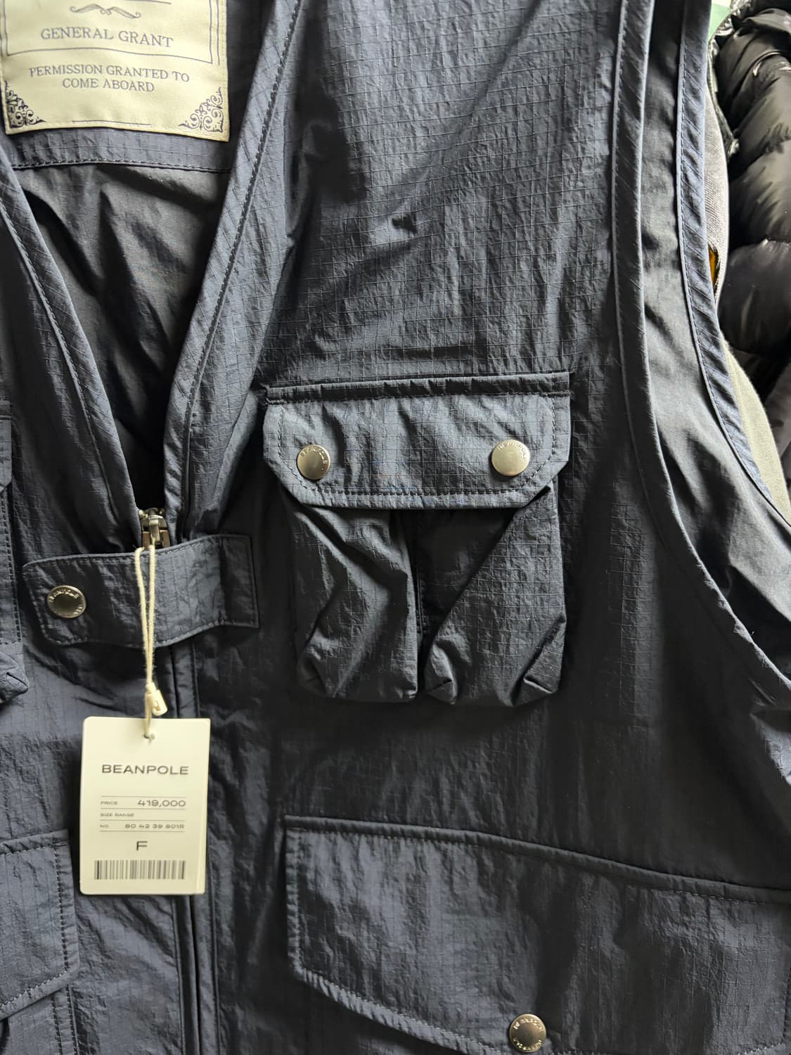 (새상품) 빈폴 피싱 베스트 상품이미지2