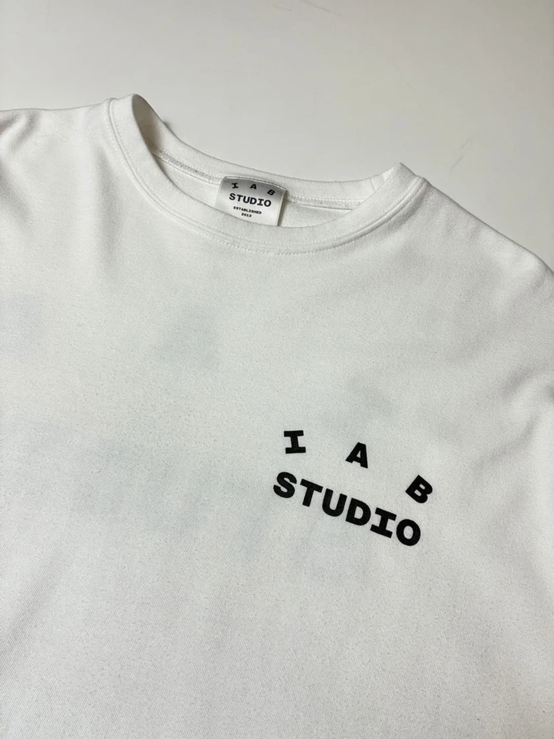 아이앱스튜디오 빅로고 오버핏 반팔 티셔츠 PN8630 상품이미지7