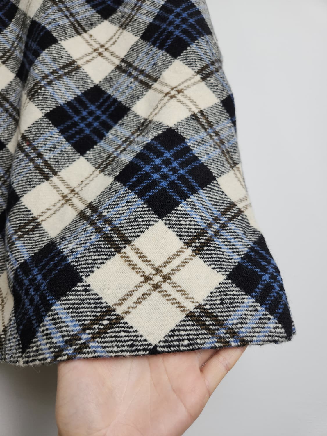체크 울 스커트 상품이미지7
