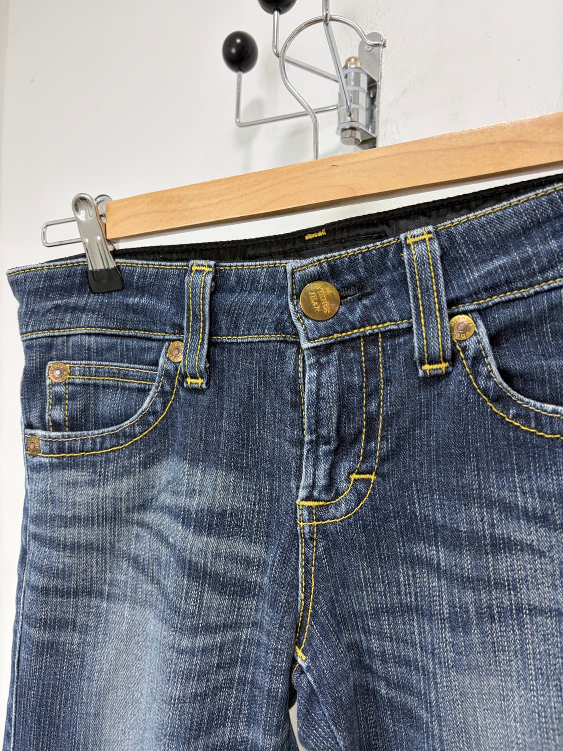 Vienus Jean  y2k 데님 카프리 팬츠 바지 상품이미지5