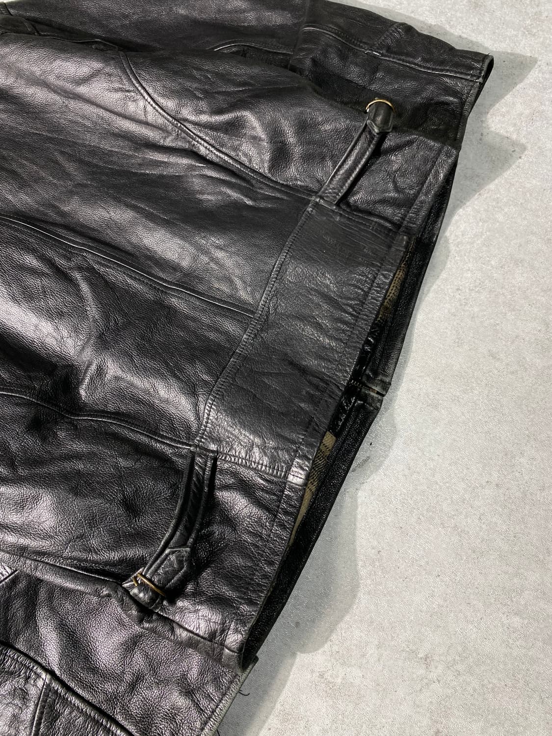 [M] 90s WINLIT 리얼레더 스포츠 자켓 상품이미지7