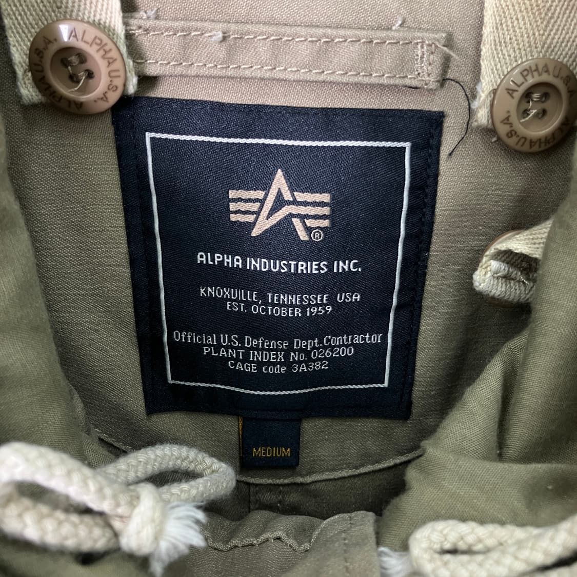 알파인더스트리 더스터 M-51 피쉬테일 파카 M 상품이미지3