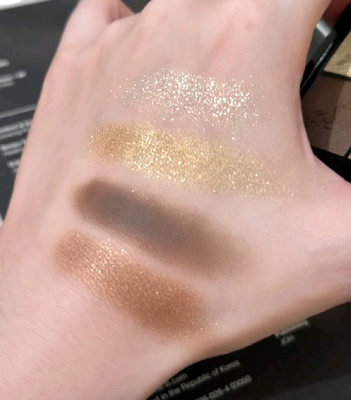 (홀리데이 한정판) 입생로랑 꾸뛰르 미니 클러치 024 골든 레이스 섀도 상품이미지4