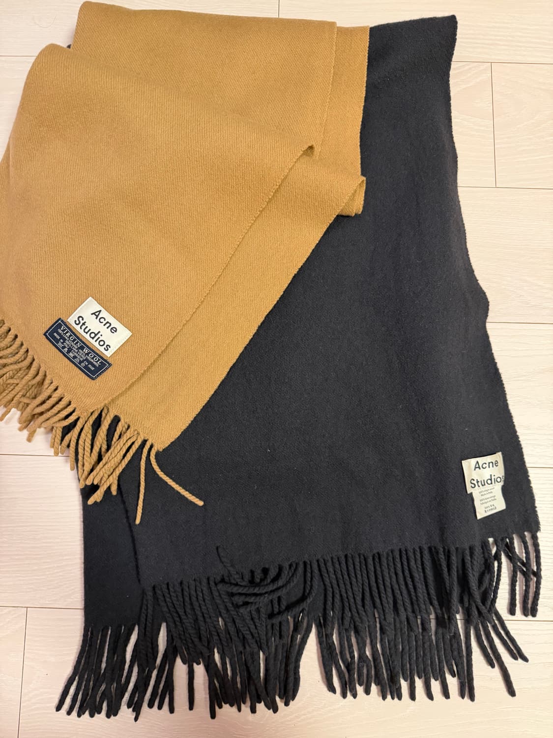 아크네스튜디오 머플러 베이지,네이비 일괄 상품이미지1