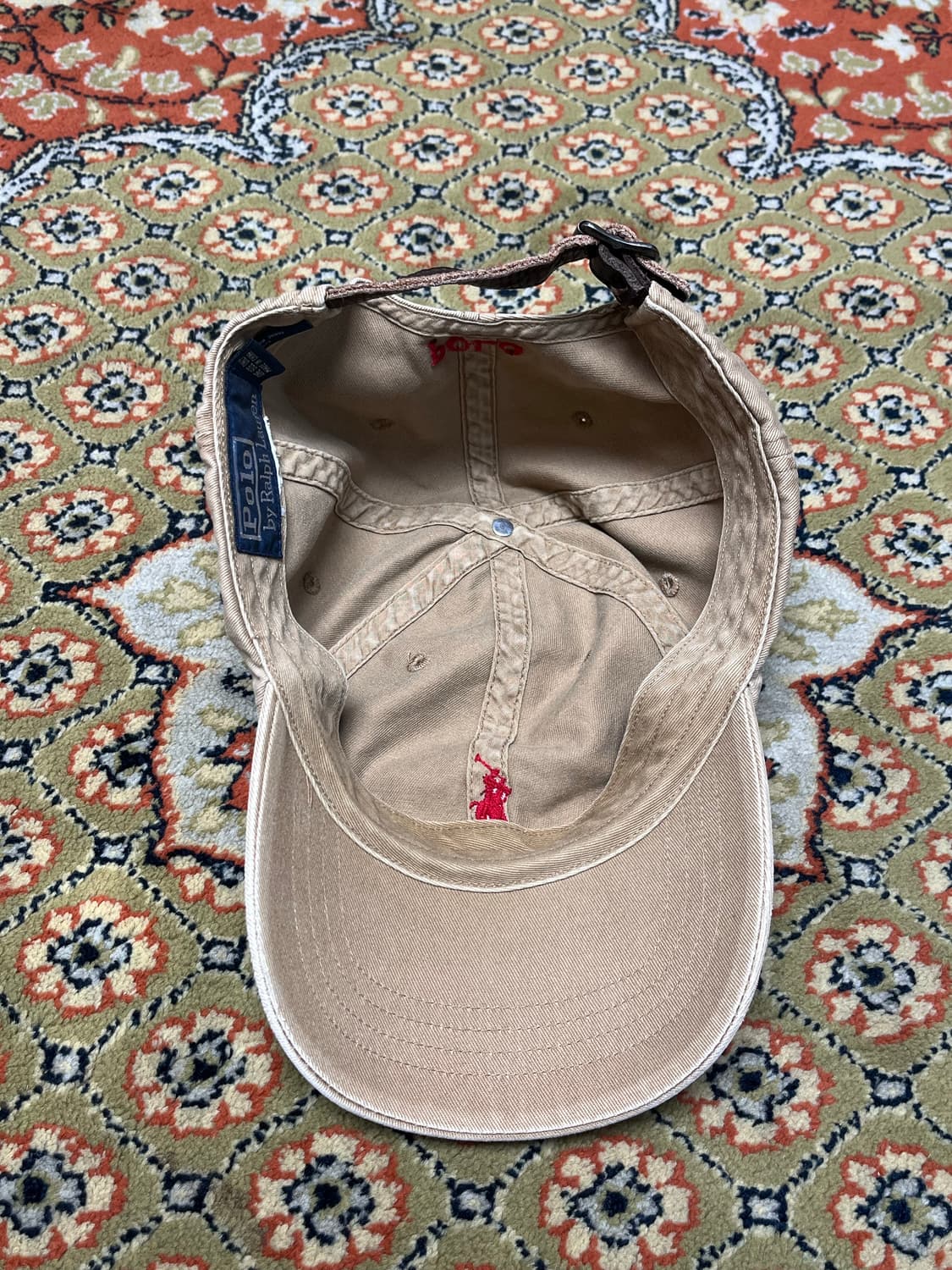 [OS] 폴로 랄프로렌 빈티지 포니 볼캡 베이지 상품이미지5