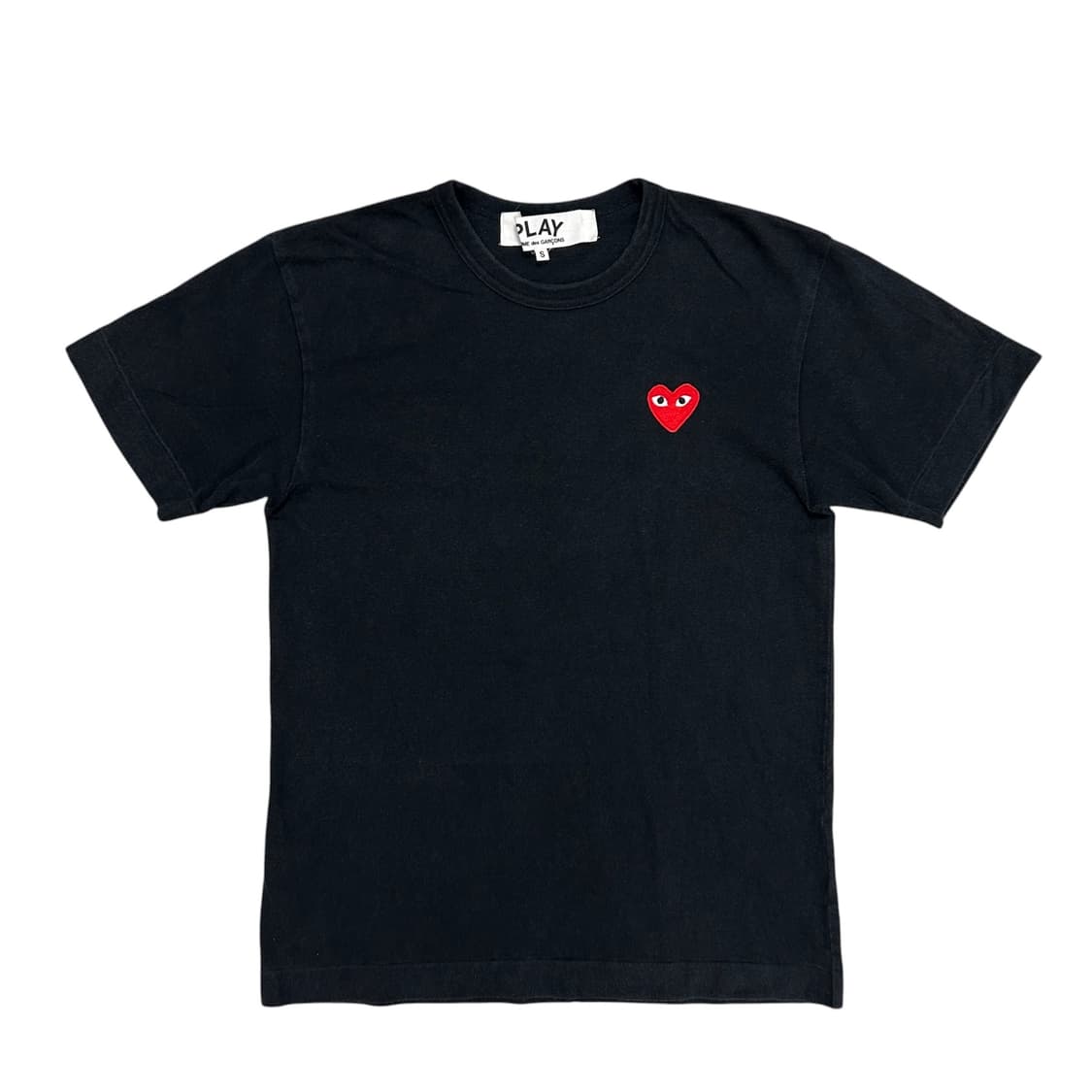 꼼데가르송 레드와펜 블랙 반팔(S) 상품이미지1