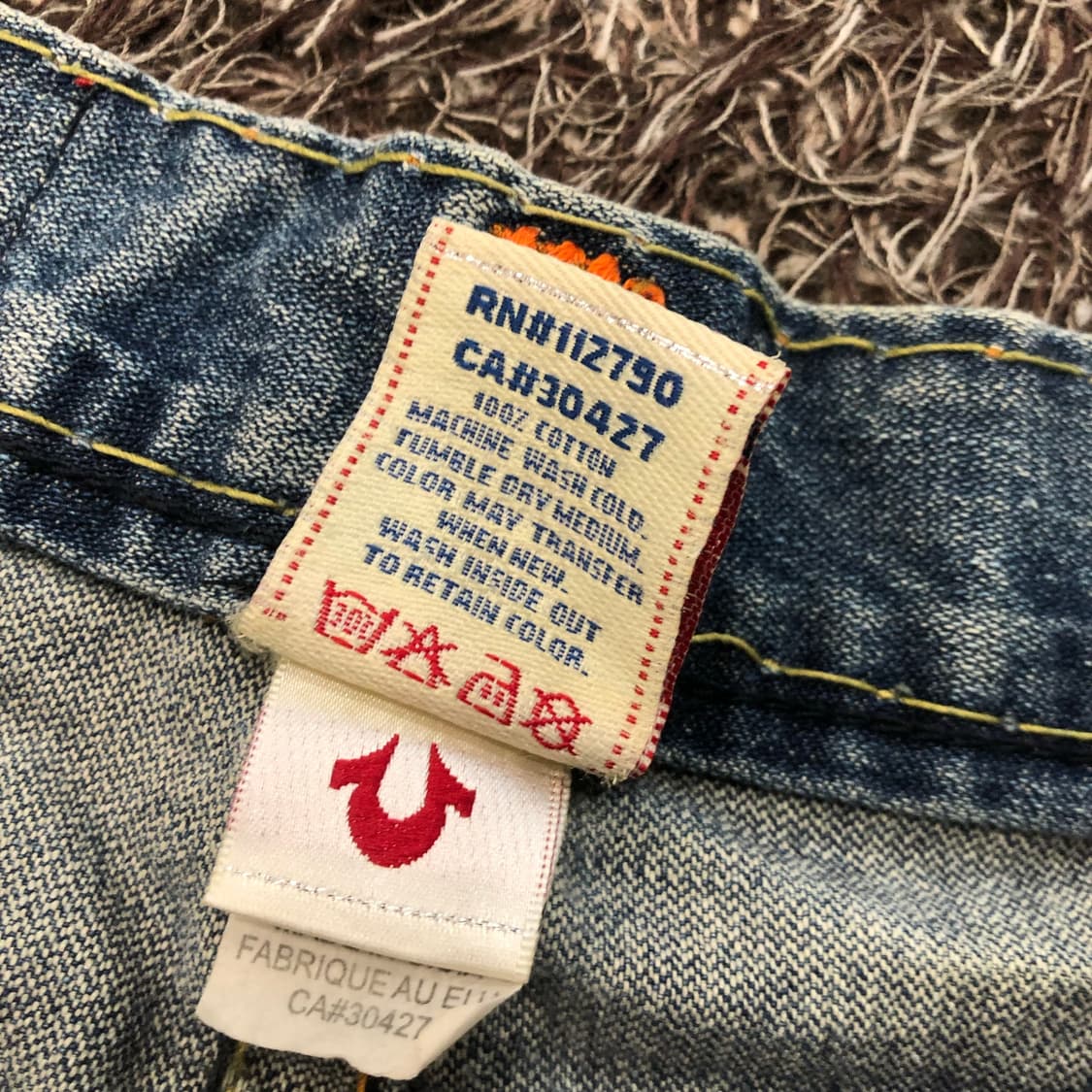 트루릴리전 빌리 슈퍼티 스티치 데님 팬츠 상품이미지9