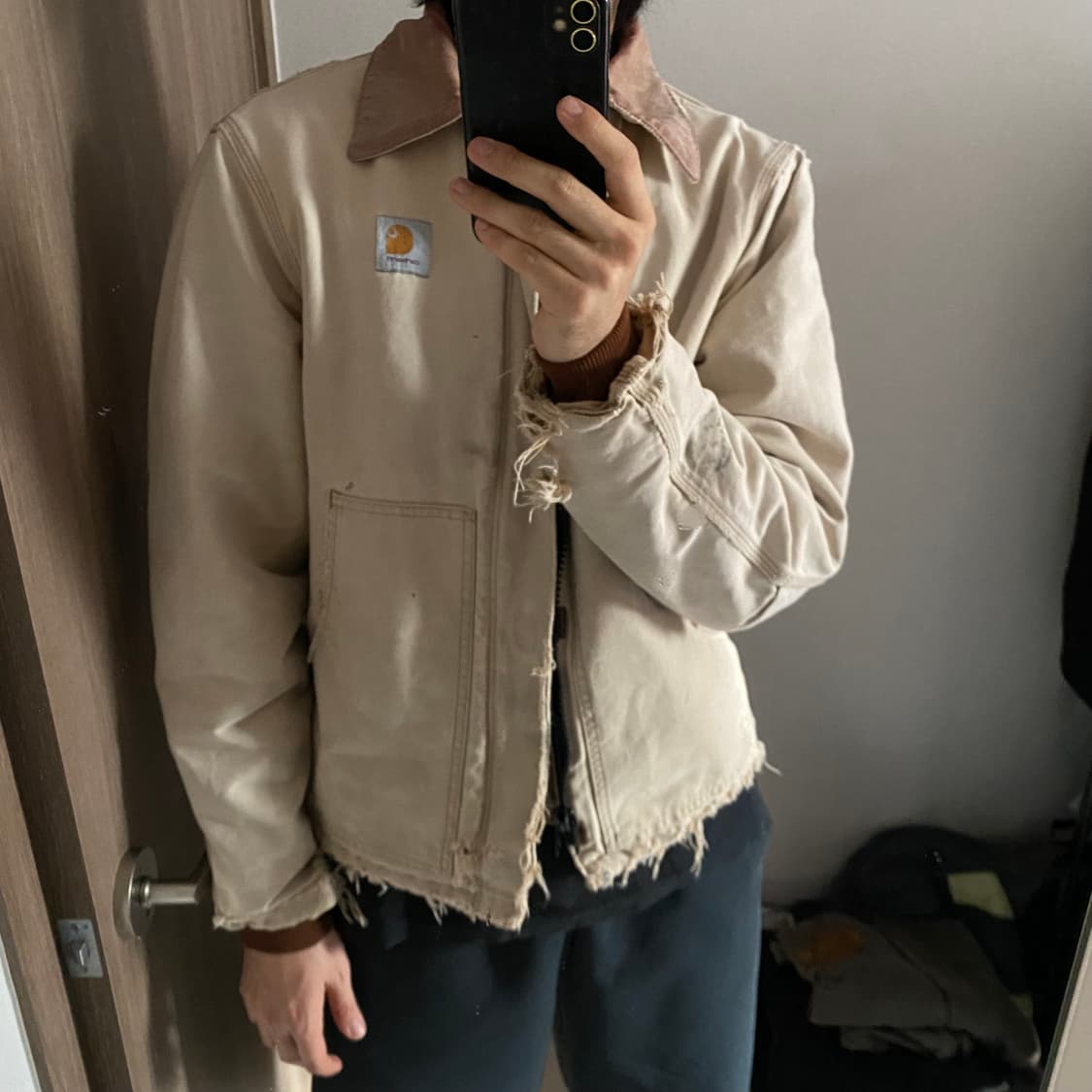 [L] 칼하트 디스트레스드 워크 자켓  상품이미지5