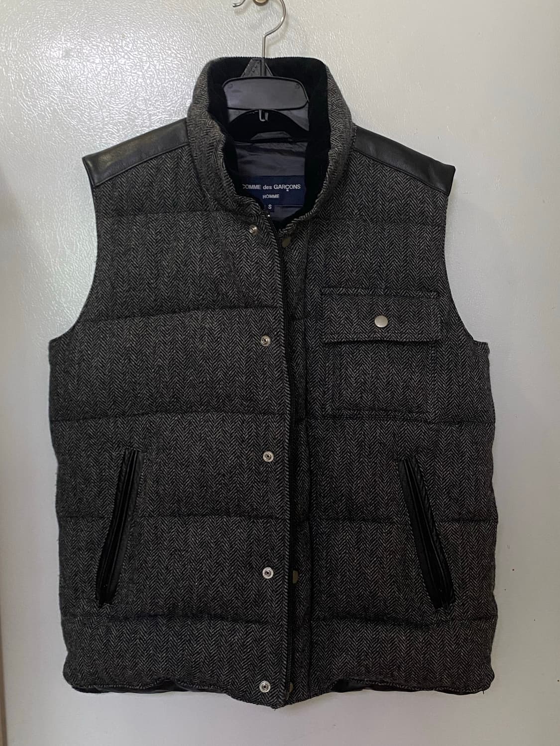 10fw commdes garcons down vest 상품이미지2