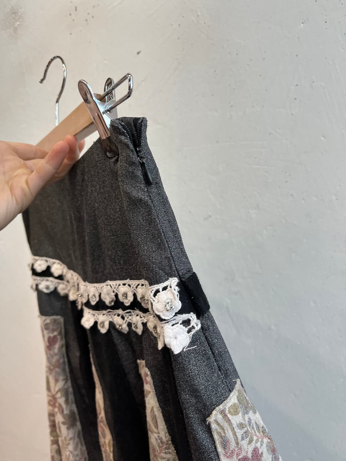 BLACK BUTTERFLY 레이스 스커트 치마  상품이미지6