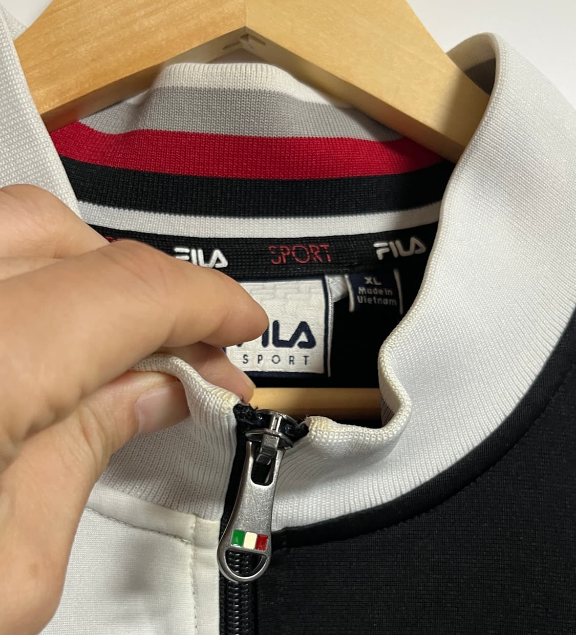 휠라 오버핏 이탈리아 져지 트랙탑 XL 상품이미지5