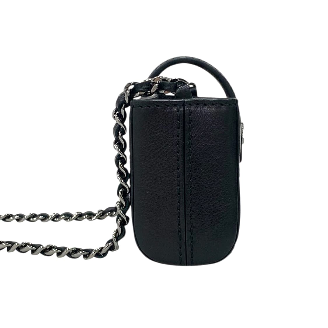 샤넬 퀼팅 캐비어 CC 은장 미니 폰홀더백 상품이미지5