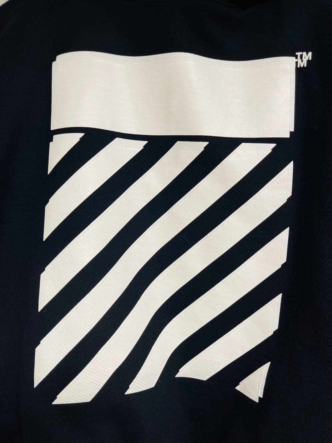 Off-White 블랙 후드 집업 M 상품이미지4