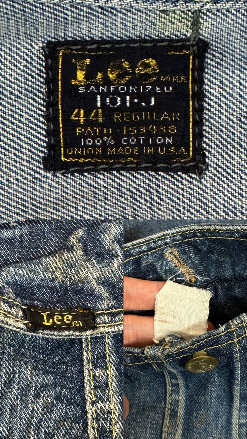 60's OG Lee 리 101J 데님 자켓 리 청자켓 상품이미지9