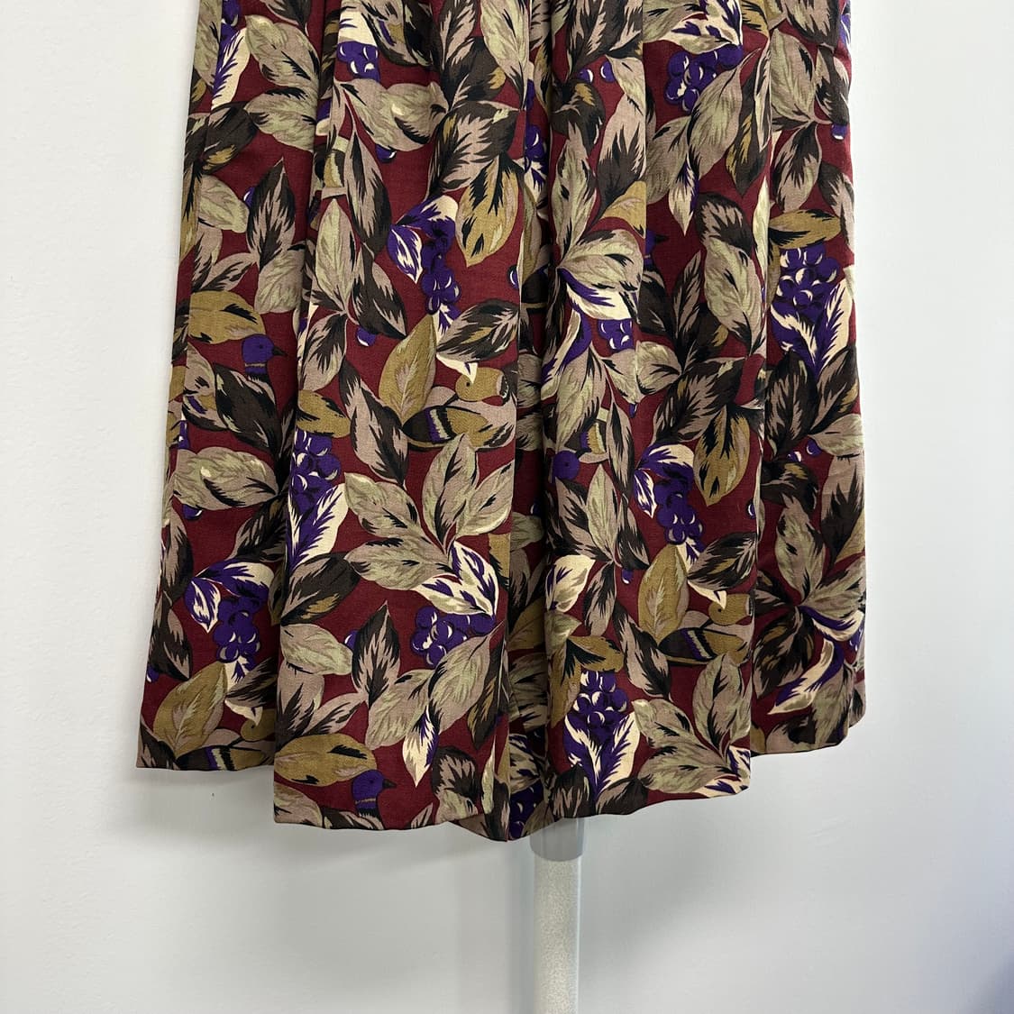 닥스 80s 플라워 플리츠 와이드 팬츠 상품이미지3