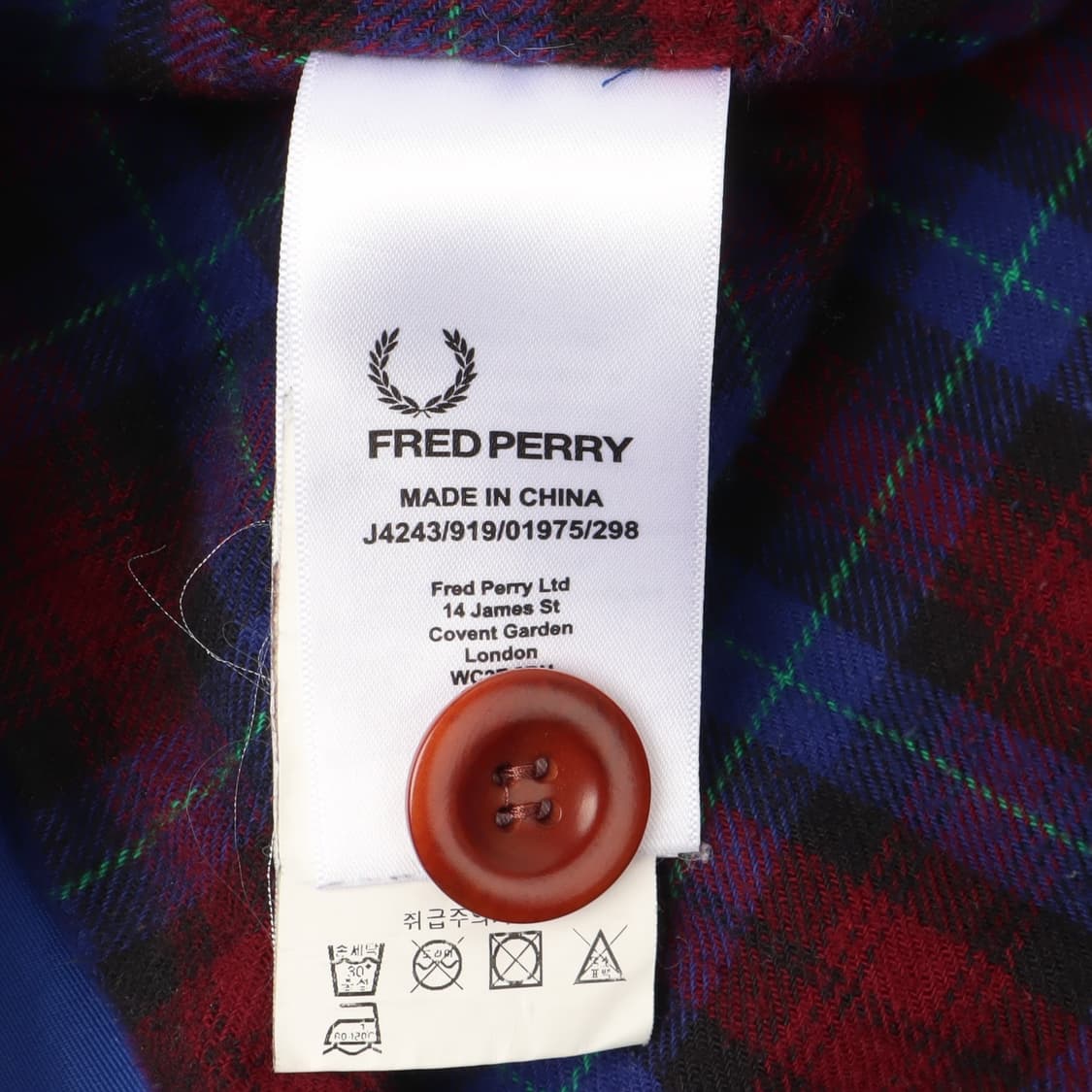 프레드페리 마운틴 후디드 나일론 파카 자켓 상품이미지9