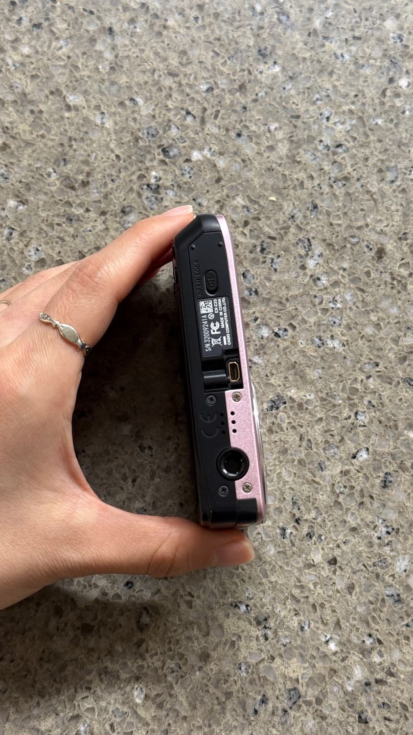 카시오 엑슬림 ex-z33 베이비 핑크 상품이미지4