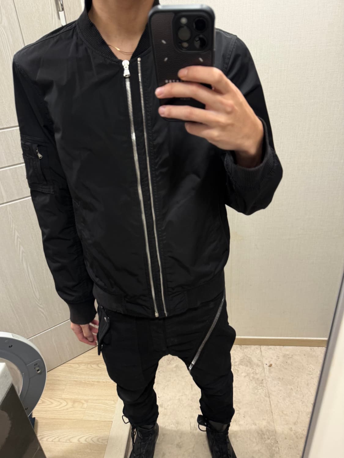 solid homme ma-1 jacket 48 size 상품이미지1
