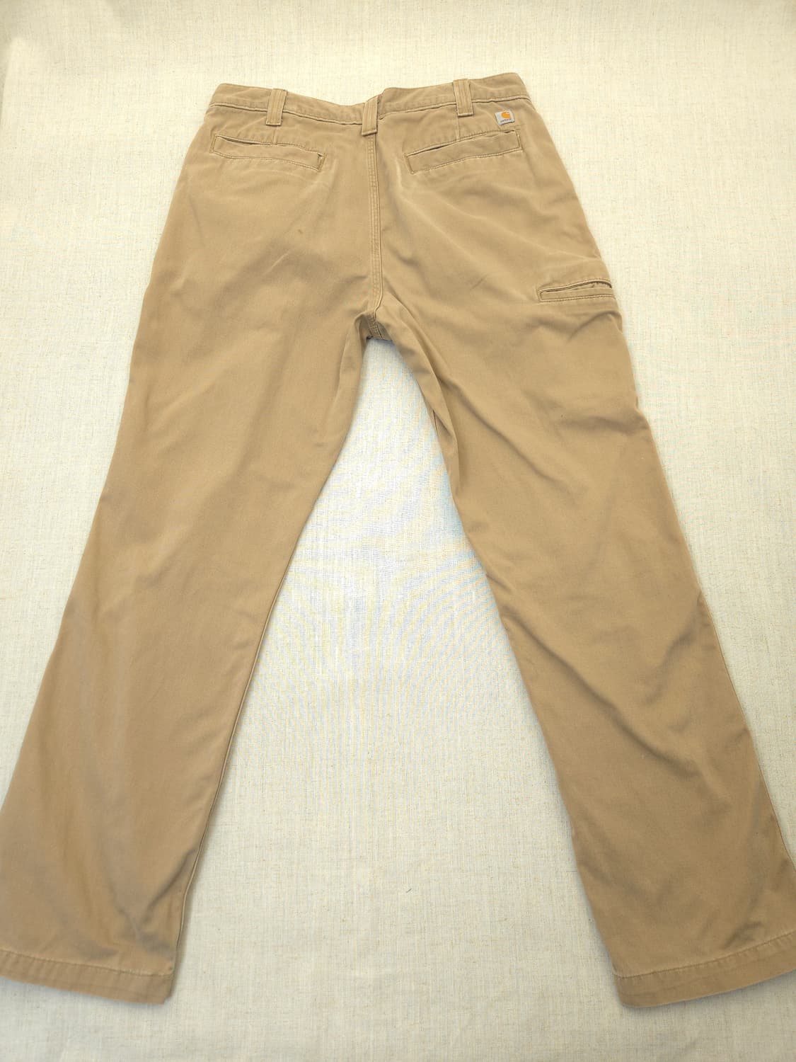 칼하트 카키색 데미지 워크 팬츠 상품이미지7