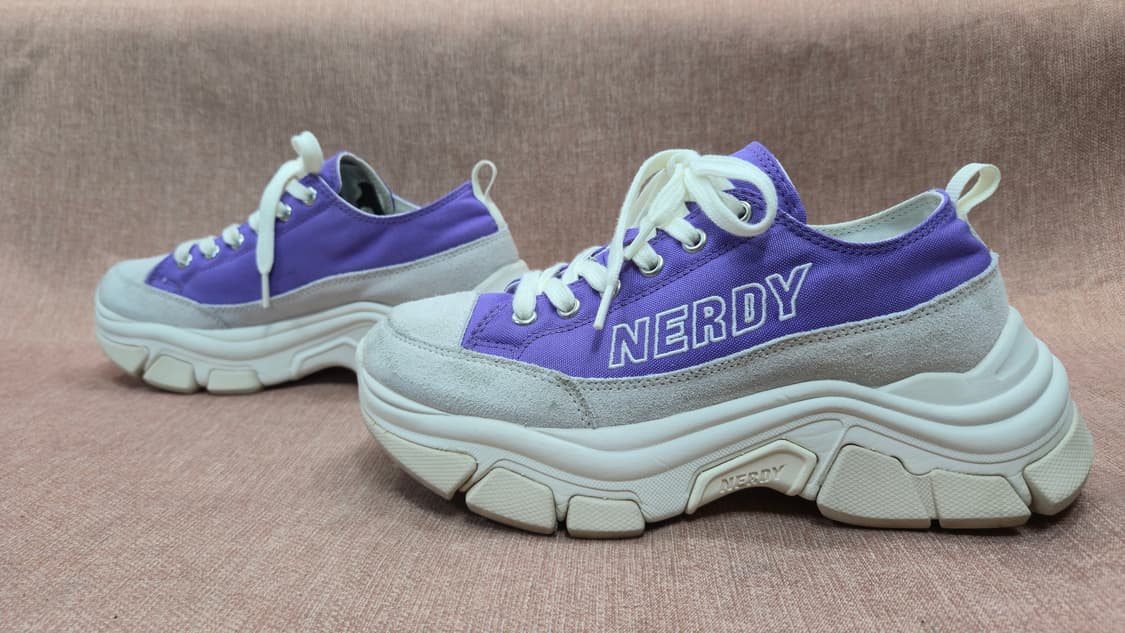 널디 240mm-  젤리그 캔버스 로우 퍼플  상품이미지4