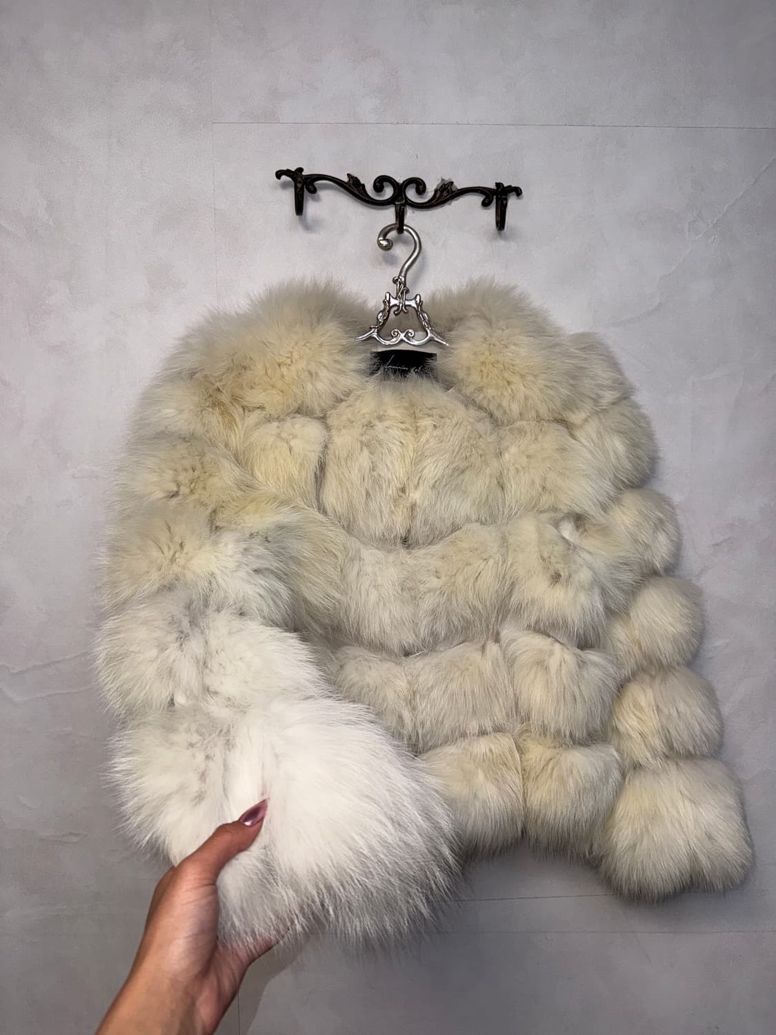 Ivory saga fox fur short jacket  상품이미지2