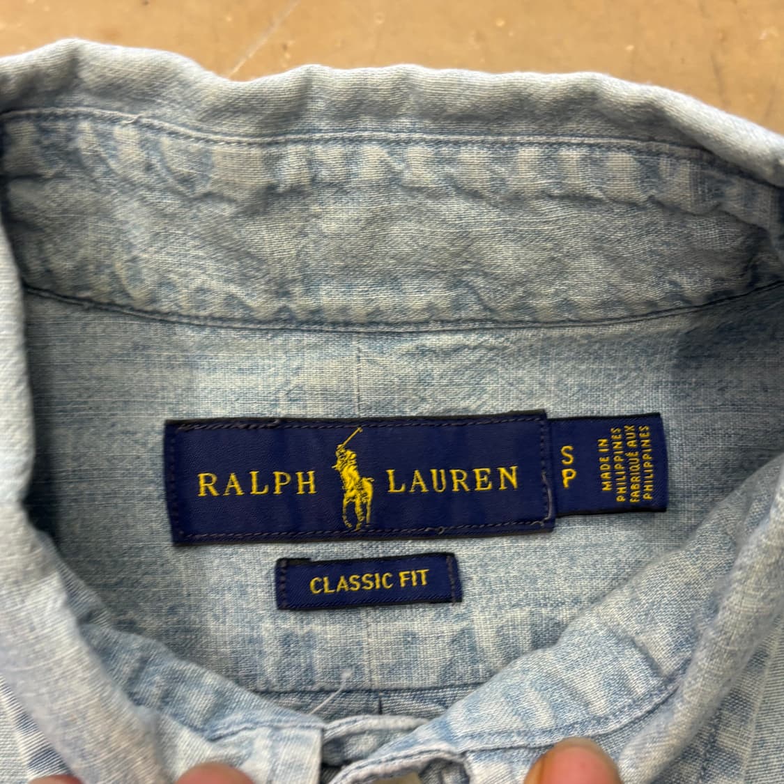 S 폴로랄프로렌 샴브레이 셔츠 상품이미지4