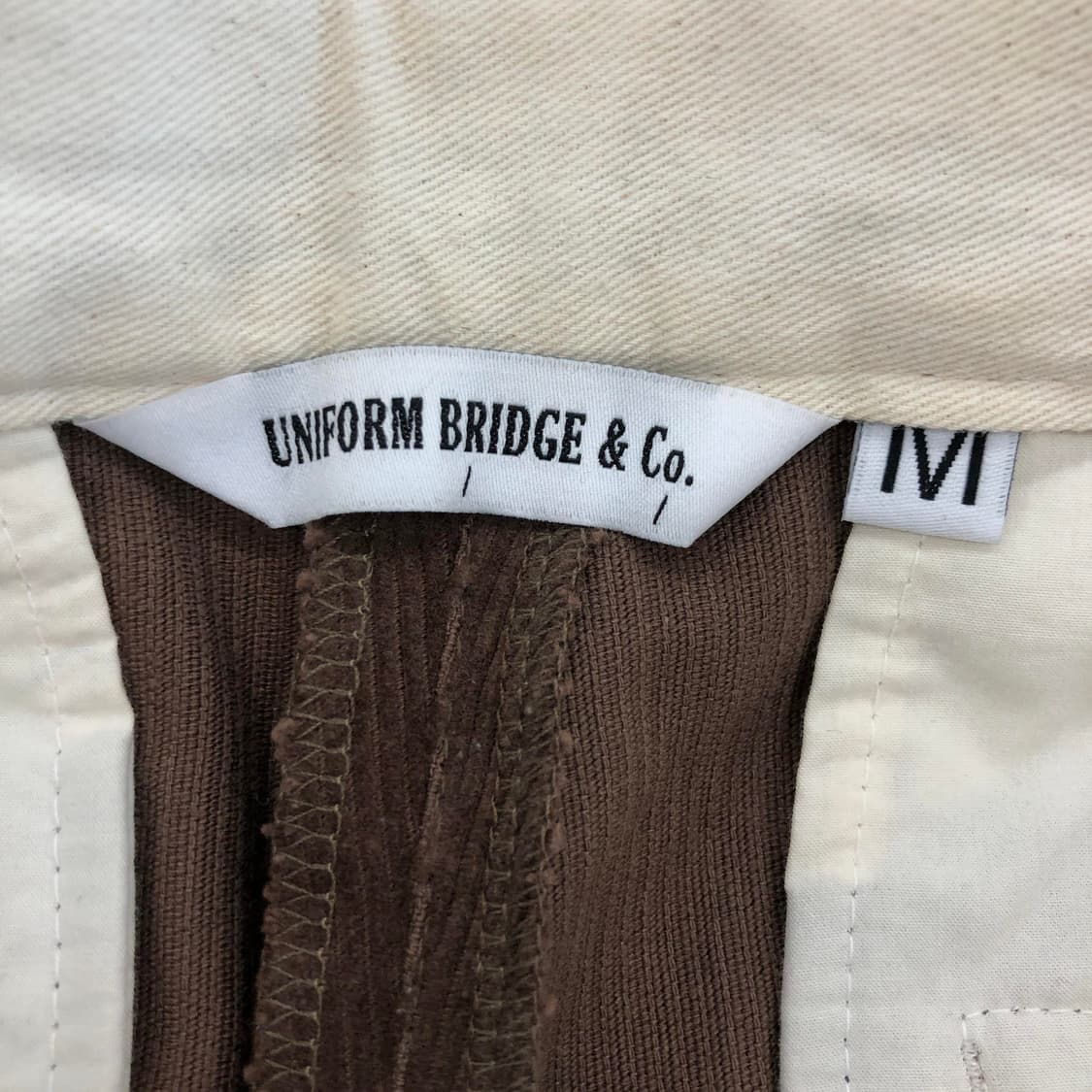 유니폼브릿지 코듀로이 밴딩와이드팬츠 30 인치 상품이미지4