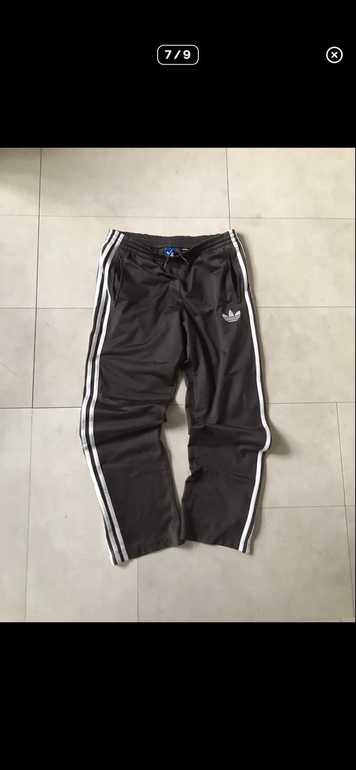 아디다스 초코 브라운 삼선 트레이닝 바지  상품이미지5