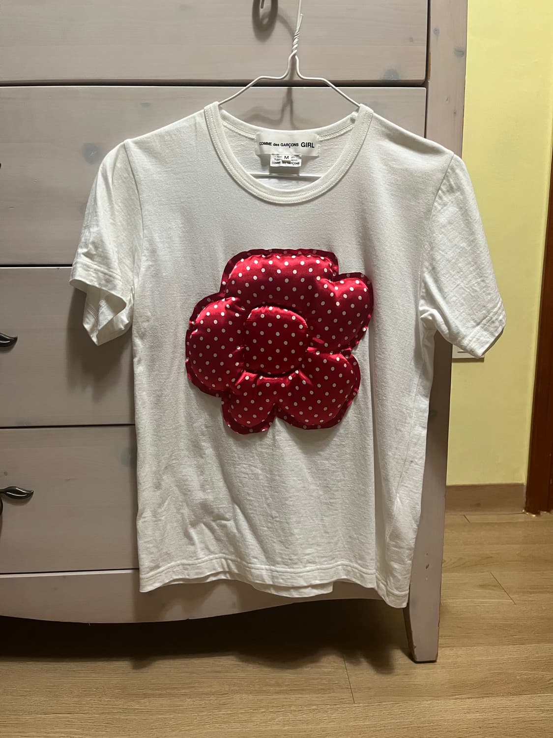 commedesgarcons girl floral t-shirts 상품이미지2