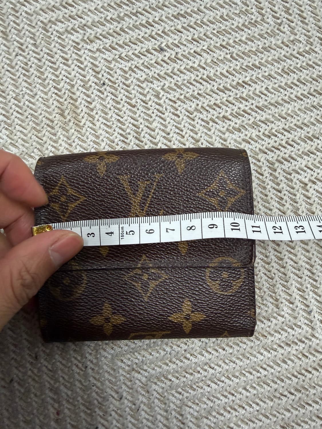 정품) 루이비통 모노그램 여성 반지갑  상품이미지8