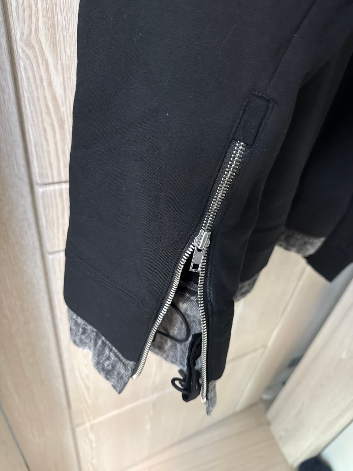 준지 24fw 데님 레이어드 맨투맨 M 상품이미지3