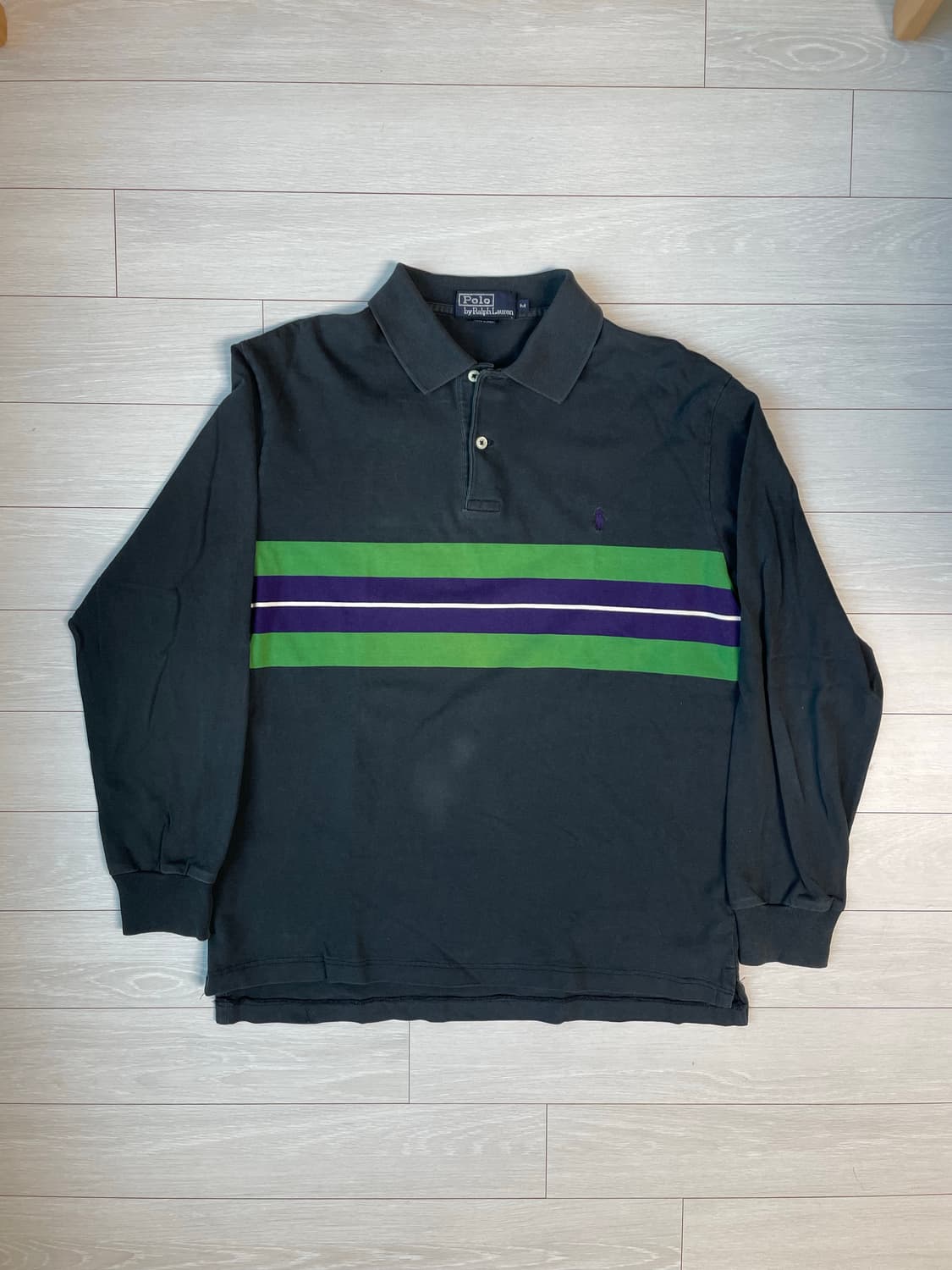 폴로 랄프로렌 스트라이프 긴팔 폴로 셔츠 상품이미지4