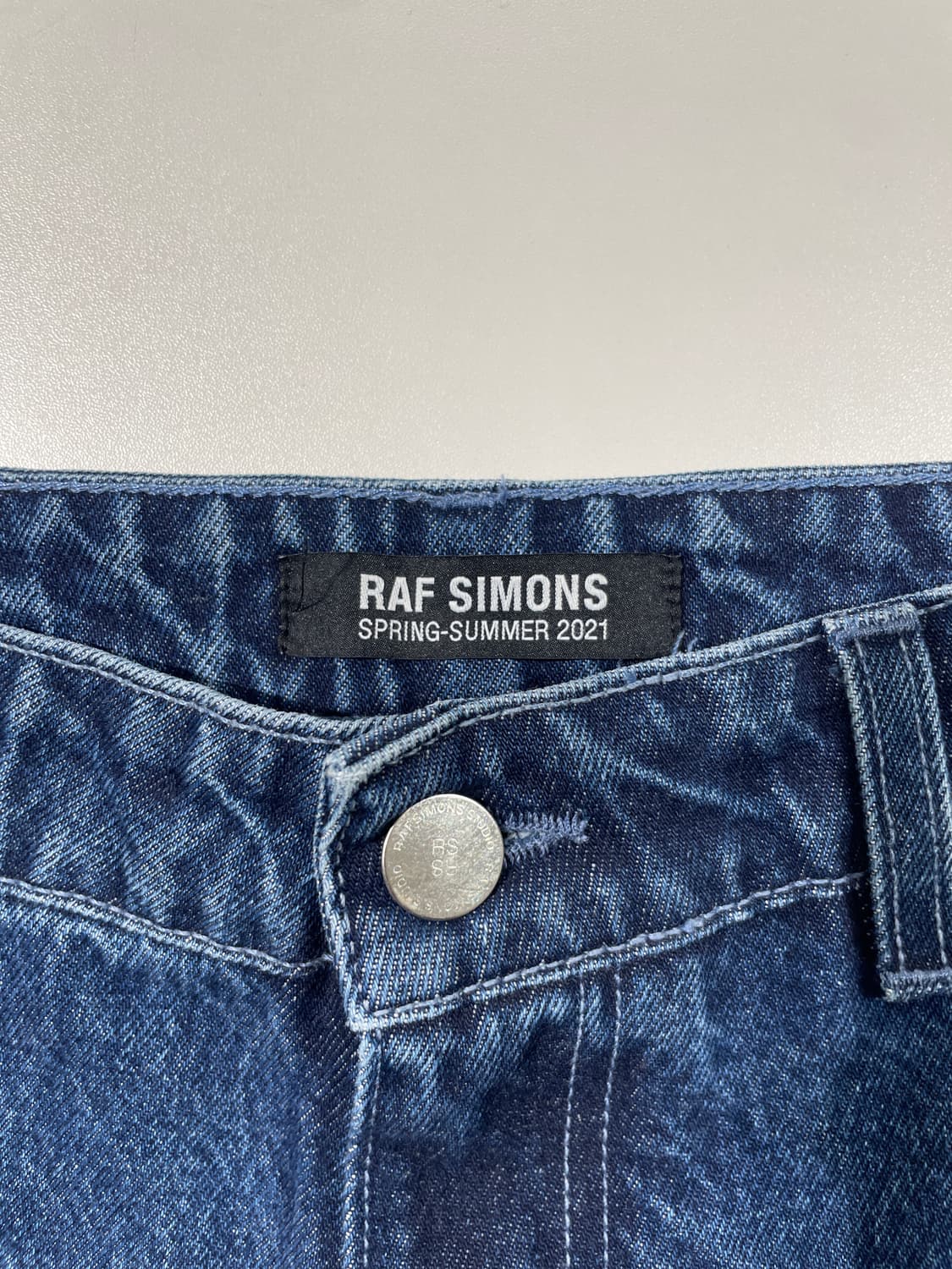 라프 시몬스 21S/S 픽쳐 패치 크롭드 데님 팬츠 상품이미지7