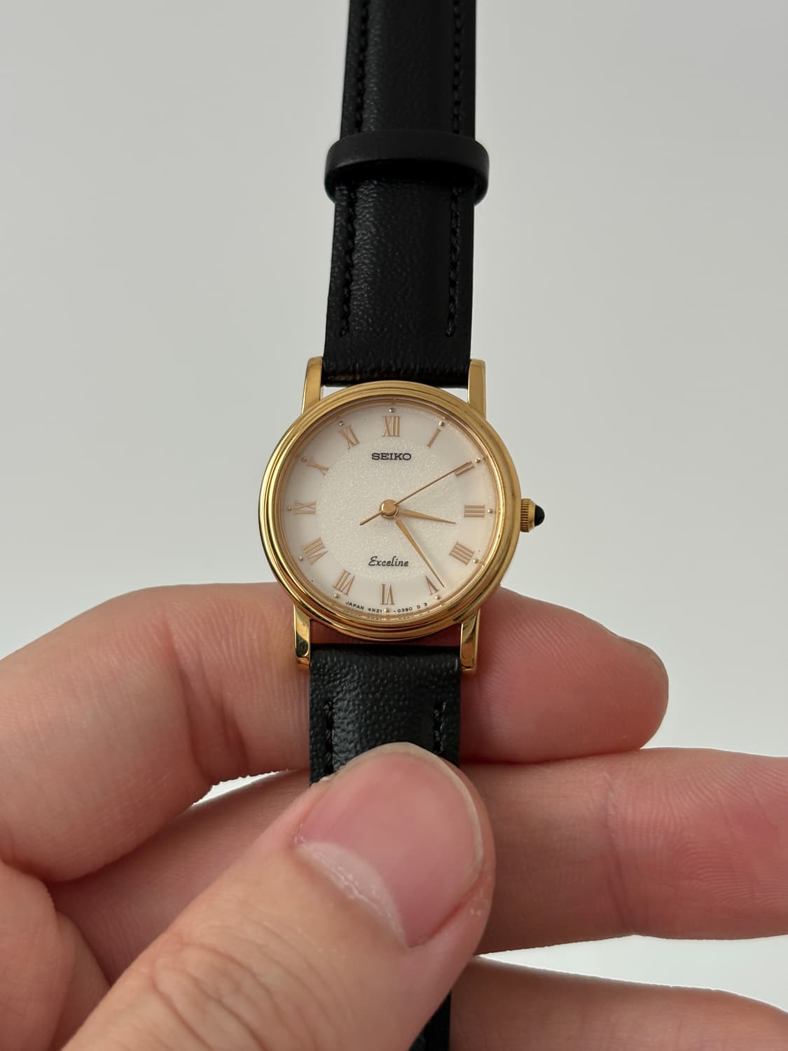 90s Exceline Roman Gold Ladies Quartz 상품이미지1